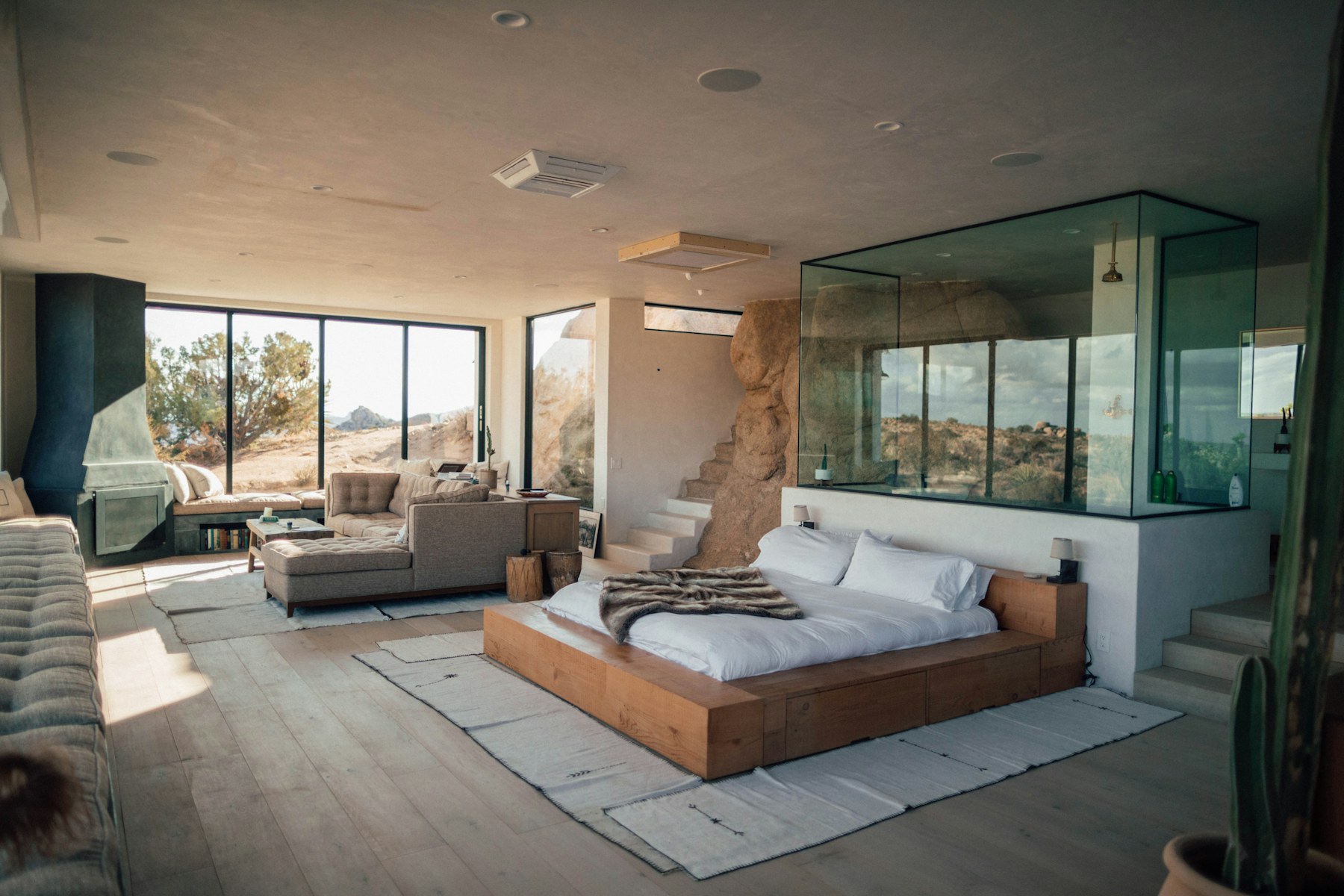 Private villa terrace overlooking the sea